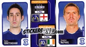 Cromo Peter Whittingham / Stephen Mcphail  - Coca-Cola Championship 2009-2010 n. 59 - Panini