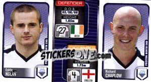Cromo Eddie Nolan / Richard Chaplow  - Coca-Cola Championship 2009-2010 n. 250 - Panini
