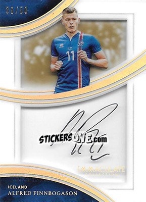 Cromo Alfred Finnbogason - Immaculate Soccer 2017 n. SS-AF - Panini
