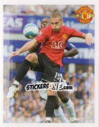 Figurina Nemanja Vidic - Manchester United 2007-2008 n. 90 - Panini