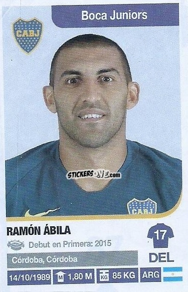Sticker Ramón Ábila - Fùtbol Argentino 2018-2019 n. 87 - Panini