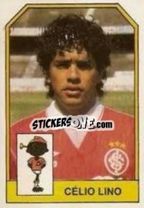 Figurina Célio Lino - Campeonato Brasileiro 1991 n. 8 - Abril