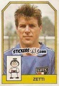 Figurina Zetti - Campeonato Brasileiro 1991 n. 36 - Abril