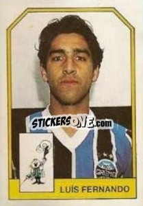 Cromo Luís Fernando - Campeonato Brasileiro 1991 n. 57 - Abril