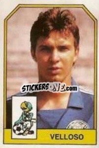 Figurina Velloso - Campeonato Brasileiro 1991 n. 145 - Abril