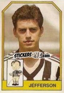 Cromo Jéfferson - Campeonato Brasileiro 1991 n. 237 - Abril