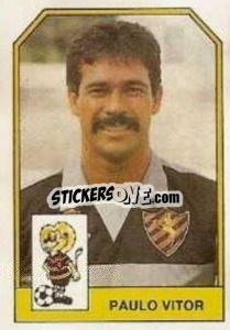 Cromo Paulo Vitor - Campeonato Brasileiro 1991 n. 265 - Abril