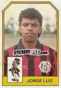 Cromo Jorge Luíz - Campeonato Brasileiro 1991 n. 306 - Abril