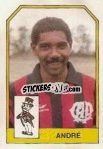 Cromo André - Campeonato Brasileiro 1991 n. 312 - Abril