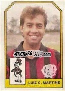 Cromo Luíz C. Martins - Campeonato Brasileiro 1991 n. 318 - Abril