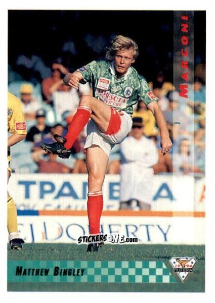 Figurina Matthew Bingley - Australian National Soccer League 1994 n. 8 - Futera