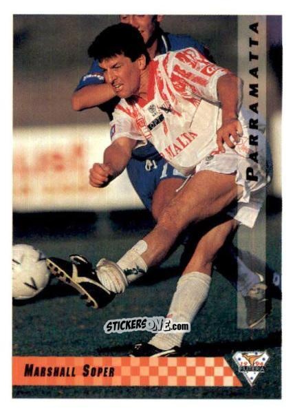 Figurina Marshall Soper - Australian National Soccer League 1994 n. 17 - Futera
