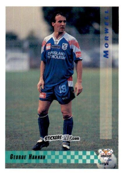 Figurina George Hannah - Australian National Soccer League 1994 n. 45 - Futera