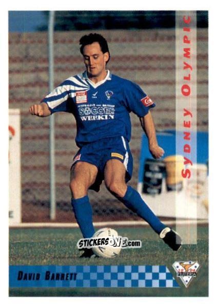 Sticker David Barrett - Australian National Soccer League 1994 n. 52 - Futera