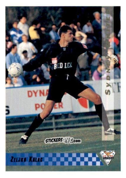 Figurina Zeljko Kalac - Australian National Soccer League 1994 n. 54 - Futera