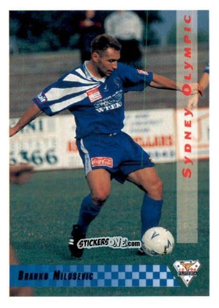 Sticker Branko Milosevic - Australian National Soccer League 1994 n. 62 - Futera