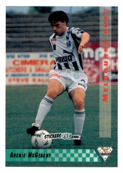 Cromo Archie McGeachy - Australian National Soccer League 1994 n. 64 - Futera