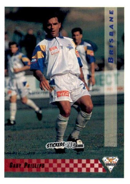 Cromo Gary Phillips - Australian National Soccer League 1994 n. 82 - Futera