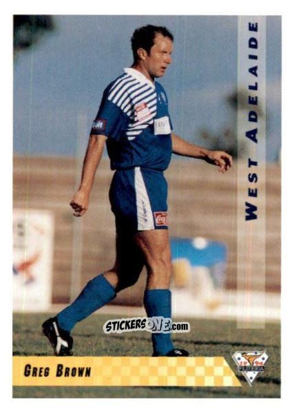 Figurina Greg Brown - Australian National Soccer League 1994 n. 94 - Futera