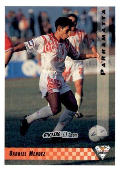 Figurina Gabriel Mendez - Australian National Soccer League 1994 n. 98 - Futera