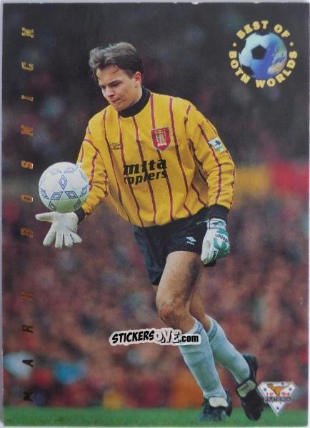 Figurina Mark Bosnich - Australian National Soccer League 1994 n. BW1 - Futera