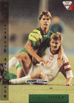 Figurina Or8.  George Slifkas (Australia) - Australian National Soccer League 1994 n. OR8 - Futera