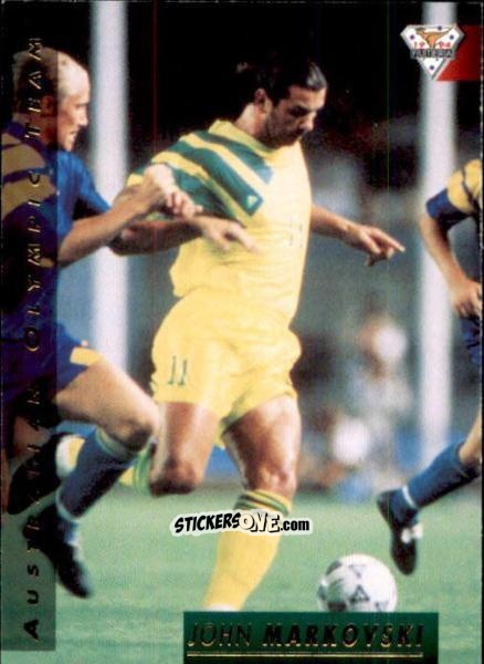 Sticker OR9.  John Markovski (Australia) - Australian National Soccer League 1994 n. OR9 - Futera
