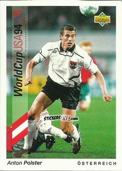 Figurina Anton Polster - World Cup USA 1994. Preview Italian/Spanish n. 6 - Upper Deck