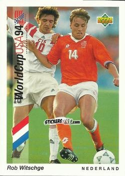 Sticker Rob Witschge - World Cup USA 1994. Preview Italian/Spanish n. 14 - Upper Deck