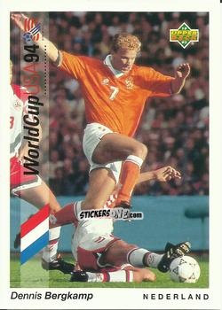 Cromo Dennis Bergkamp - World Cup USA 1994. Preview Italian/Spanish n. 39 - Upper Deck