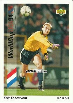 Figurina Erik Thorstvedt - World Cup USA 1994. Preview Italian/Spanish n. 40 - Upper Deck