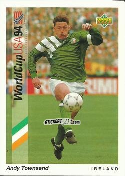 Sticker Andy Townsend - World Cup USA 1994. Preview Italian/Spanish n. 44 - Upper Deck