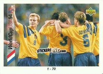 Figurina Checklist 1-70 - World Cup USA 1994. Preview Italian/Spanish n. 51 - Upper Deck