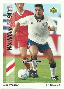 Figurina Des Walker - World Cup USA 1994. Preview Italian/Spanish n. 63 - Upper Deck