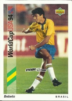 Figurina Bebeto - World Cup USA 1994. Preview Italian/Spanish n. 66 - Upper Deck
