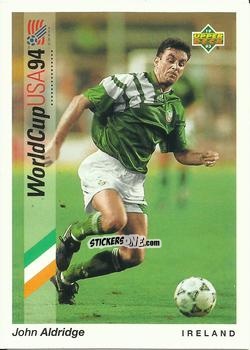 Figurina John Aldridge - World Cup USA 1994. Preview Italian/Spanish n. 72 - Upper Deck
