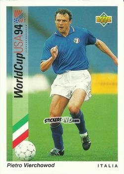 Sticker Pietro Vierchowod - World Cup USA 1994. Preview Italian/Spanish n. 81 - Upper Deck