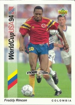 Sticker Freddy Rincon - World Cup USA 1994. Preview Italian/Spanish n. 83 - Upper Deck