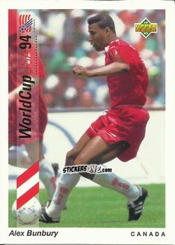 Figurina Alex Bunbury - World Cup USA 1994. Preview Italian/Spanish n. 88 - Upper Deck