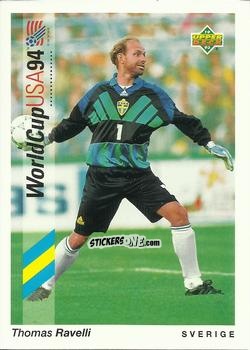 Sticker Thomas Ravelli - World Cup USA 1994. Preview Italian/Spanish n. 94 - Upper Deck