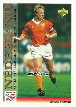 Cromo Ronald Koeman - World Cup USA 1994. Preview Italian/Spanish n. 105 - Upper Deck