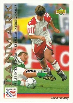 Figurina Brian Laudrup - World Cup USA 1994. Preview Italian/Spanish n. 111 - Upper Deck