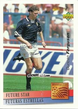 Figurina Duncan Ferguson - World Cup USA 1994. Preview Italian/Spanish n. 127 - Upper Deck