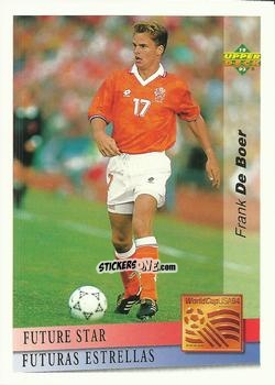 Cromo Frank De Boer - World Cup USA 1994. Preview Italian/Spanish n. 142 - Upper Deck