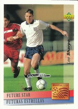 Figurina Lee Sharpe - World Cup USA 1994. Preview Italian/Spanish n. 144 - Upper Deck