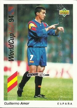 Figurina Guillermo Amor - World Cup USA 1994. Preview Italian/Spanish n. 159 - Upper Deck