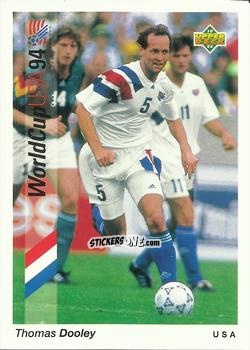 Figurina Thomas Dooley - World Cup USA 1994. Preview Italian/Spanish n. 165 - Upper Deck