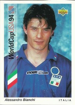 Cromo Alessandro Bianchi - World Cup USA 1994. Preview Italian/Spanish n. 168 - Upper Deck