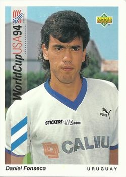 Sticker Daniel Fonseca - World Cup USA 1994. Preview Italian/Spanish n. 182 - Upper Deck