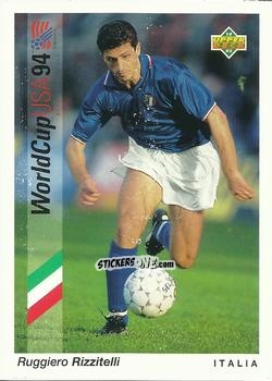 Figurina Ruggiero Rizzitelli - World Cup USA 1994. Preview Italian/Spanish n. 188 - Upper Deck